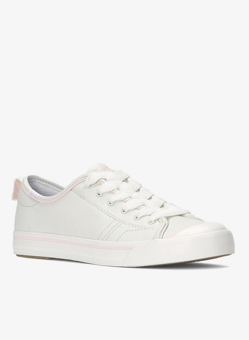 Keds Women's Cruise Lace Up Leather Casual Sneaker White - Image 3